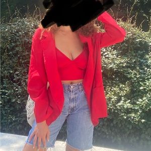 Red blazer